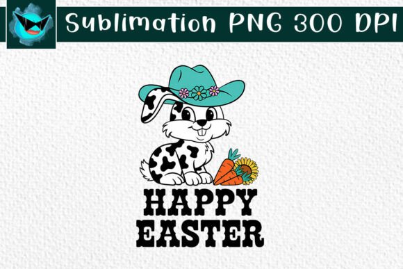 Happy Easter Western Cowboy Bunny PNG Review for Real Projects