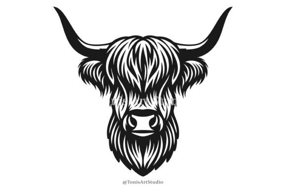 Highland Cow SVG Design: A Countryside-Inspired Embroidery File