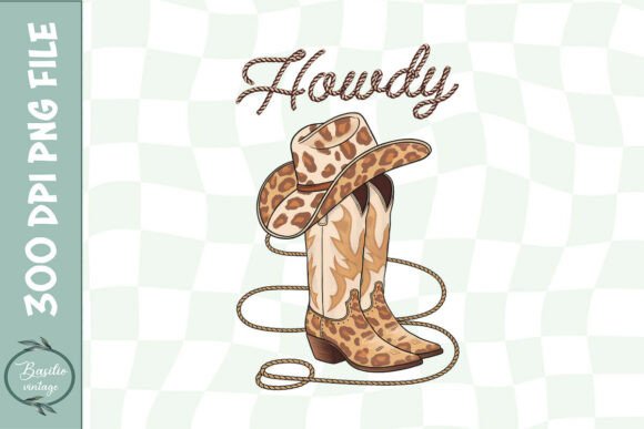 Howdy Cowboy Boot and Hat PNG Review for Real Projects