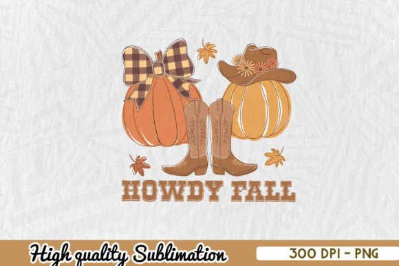 Howdy Fall Western Sublimation PNG Review for Real Projects