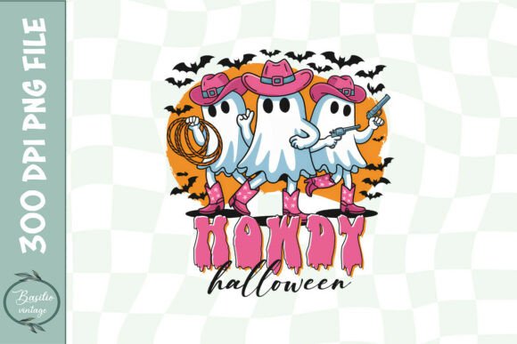 Howdy Halloween Cowboy Ghosts Tee PNG Review for Real Projects