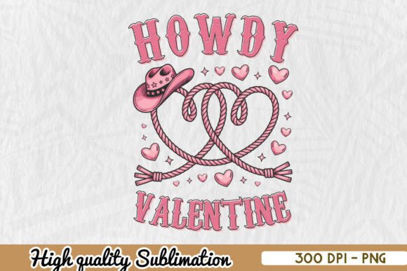 Howdy Valentine Cowboy Love PNG for Real Embroidery Projects