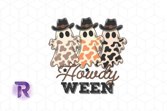 Howdy Ween Cowboy Ghosts PNG Review for Real Embroidery Projects