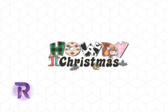 Howdy Xmas Western Cowboy Snowman PNG Review for Embroidery Projects