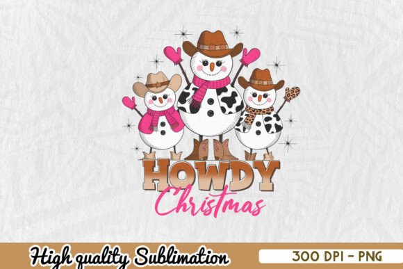 Howdy Xmas Western Snowman Festive PNG Review for Real Projects