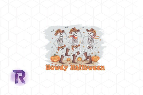 Spooky Western Skeleton Dance PNG Review for Embroidery Projects