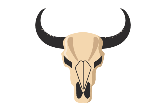 Western Skull Clipart Review for Embroidery Projects